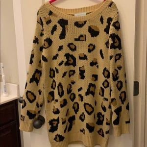 Adorable Leopard sweater.  Brand new!